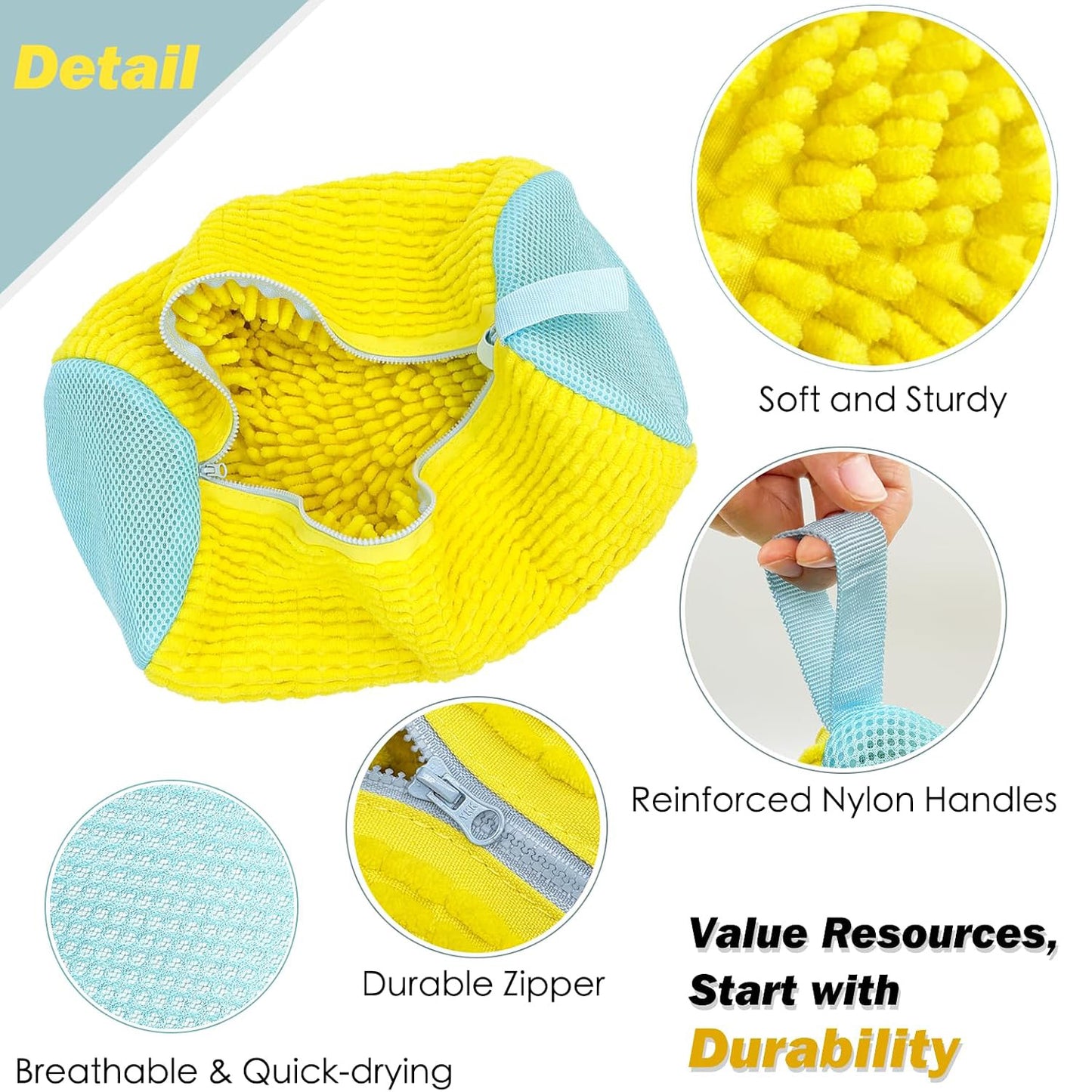 Toy Cleaning Laundry Bag – Fresh, Germ-Free Plushies & Gentle 360° Machine Wash Protection