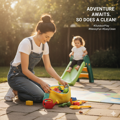 2Pcs Germ-Free Toy Cleaning Laundry Bag – Yellow